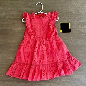 Coral Janie & Jack 3T Dress